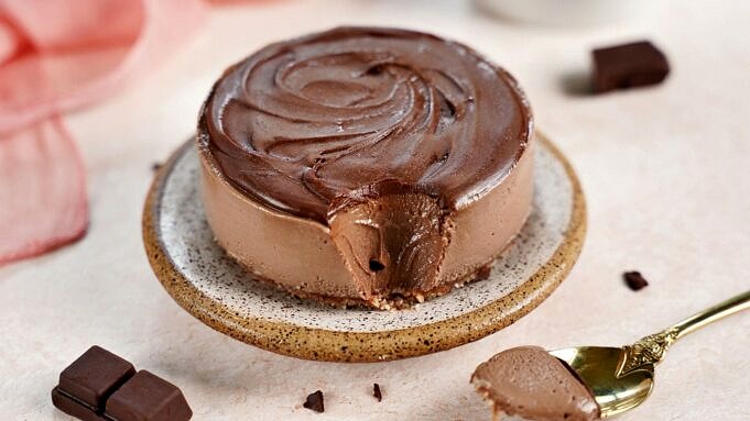 Valentinstag: Mini-Schokoladen-Käsekuchen-Dessert